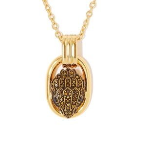 Kurt Geiger London Eagle Gold Tone Necklace